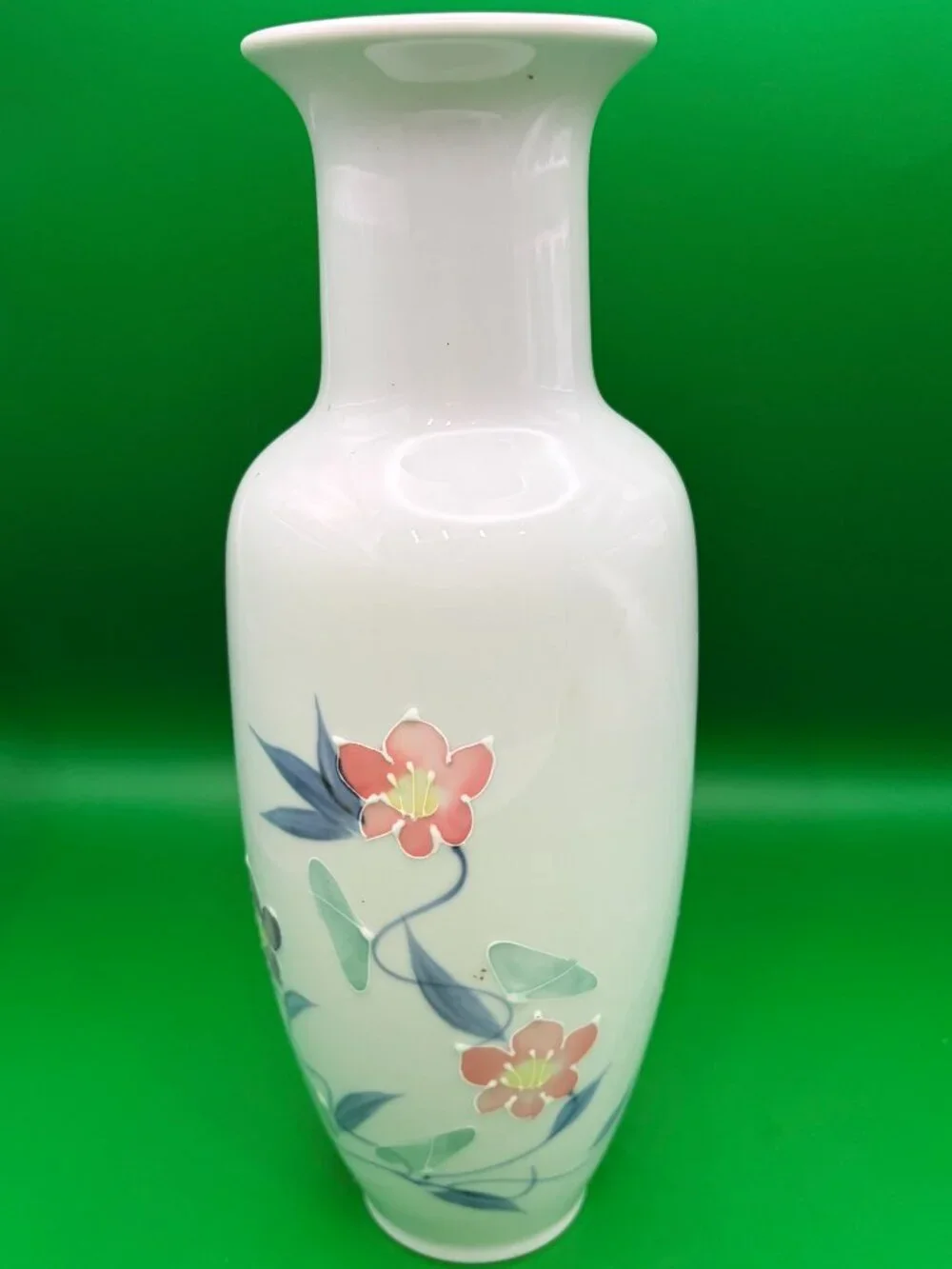 Vintage Japanese Milk Glass Floral Vase – Apex Quality Japan MCM Statement Piece